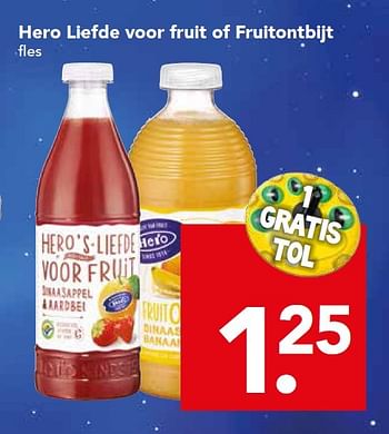 Aanbiedingen Hero liefde voor fruit of fruitontbijt - Hero - Geldig van 07/06/2015 tot 13/06/2015 bij Deen Supermarkten