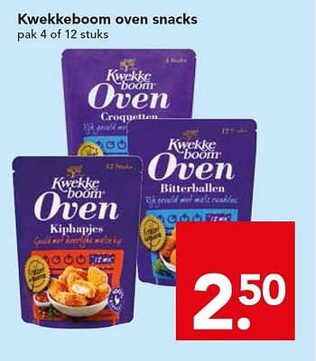 Aanbiedingen Kwekkeboom oven snacks - KWEKKEBOOM - Geldig van 07/06/2015 tot 13/06/2015 bij Deen Supermarkten