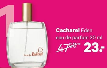 Aanbiedingen Cacharel eden eau de parfum - Cacharel - Geldig van 01/06/2015 tot 14/06/2015 bij Etos