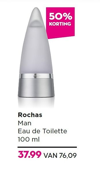 Aanbiedingen Rochas man eau de toilette - Rochas - Geldig van 01/06/2015 tot 21/06/2015 bij Ici Paris XL