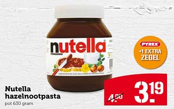 Aanbiedingen Nutella hazelnootpasta - Nutella - Geldig van 08/06/2015 tot 14/06/2015 bij Coop