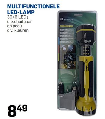 Aanbiedingen Multifunctionele led-lamp - Impuls - Geldig van 08/06/2015 tot 14/06/2015 bij Action