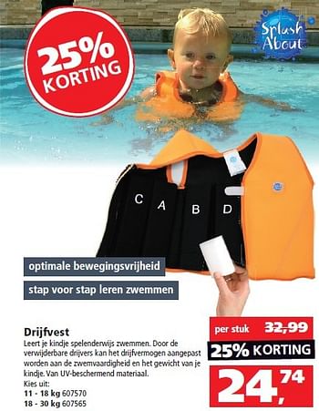 Aanbiedingen Drijfvest - Huismerk - Intertoys - Geldig van 23/05/2015 tot 14/06/2015 bij Intertoys