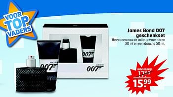Aanbiedingen James bond 007 geschenkset - James Bond - Geldig van 09/06/2015 tot 14/06/2015 bij Trekpleister