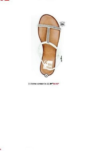Aanbiedingen Dames sandalen - Huismerk - Scapino - Geldig van 08/06/2015 tot 14/06/2015 bij Scapino