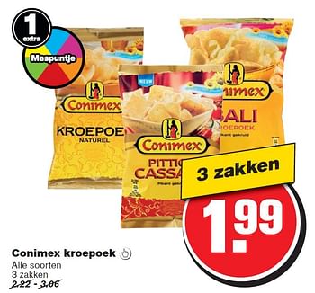 Aanbiedingen Conimex kroepoek - Conimex - Geldig van 10/06/2015 tot 16/06/2015 bij Hoogvliet