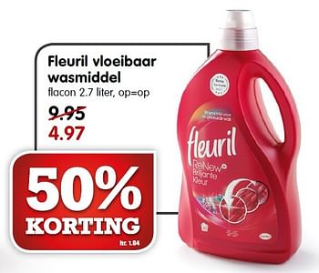 Aanbiedingen Fleuril vloeibaar wasmiddel - Fleuril - Geldig van 14/06/2015 tot 20/06/2015 bij Em-té