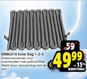 Aanbiedingen Solar bag 1-2-3 - Huismerk - Toychamp - Geldig van 20/06/2015 tot 26/07/2015 bij ToyChamp