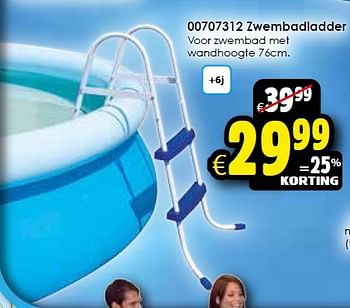 Aanbiedingen Zwembadladder - Huismerk - Toychamp - Geldig van 20/06/2015 tot 26/07/2015 bij ToyChamp