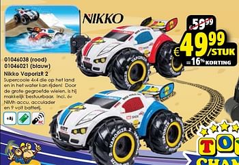 Aanbiedingen Nikko vaporizr 2 (blauw) - Nikko - Geldig van 20/06/2015 tot 26/07/2015 bij ToyChamp