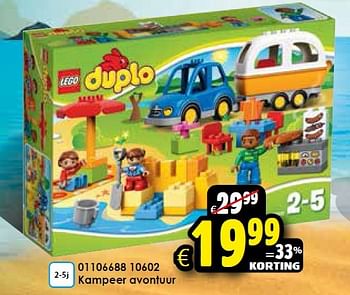 Aanbiedingen Kampeer avontuur - Lego - Geldig van 20/06/2015 tot 26/07/2015 bij ToyChamp