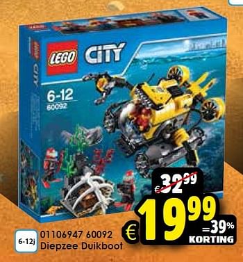 Aanbiedingen Diepzee duikboot - Lego - Geldig van 20/06/2015 tot 26/07/2015 bij ToyChamp