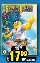 Aanbiedingen Spongebob movie - spons op het droge - Huismerk - Toychamp - Geldig van 20/06/2015 tot 26/07/2015 bij ToyChamp