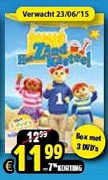 Aanbiedingen Zandkasteel 3dvd box - Huismerk - Toychamp - Geldig van 20/06/2015 tot 26/07/2015 bij ToyChamp