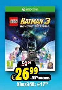 Aanbiedingen Batman 3 xbox360 - Warner Brothers Interactive Entertainment - Geldig van 20/06/2015 tot 26/07/2015 bij ToyChamp
