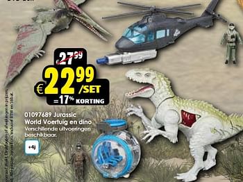 Aanbiedingen Jurassic world voertuig en dino - Jurassic World - Geldig van 20/06/2015 tot 26/07/2015 bij ToyChamp