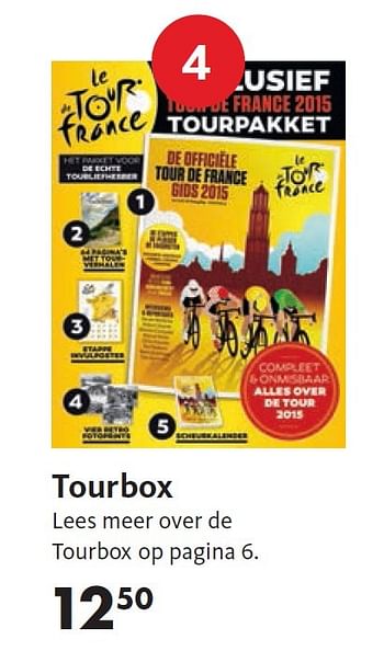 Aanbiedingen Tourbox lees meer over de tourbox op pagina 6 - Huismerk-Bruna - Geldig van 08/06/2015 tot 21/06/2015 bij Bruna