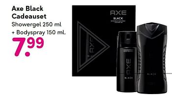Aanbiedingen Axe black cadeauset - Axe - Geldig van 15/06/2015 tot 21/06/2015 bij da