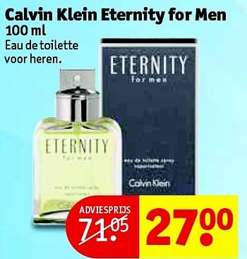 Aanbiedingen Calvin klein eternity for men - Calvin Klein - Geldig van 16/06/2015 tot 21/06/2015 bij Kruidvat