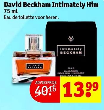 Aanbiedingen David beckham intimately him - David Beckham - Geldig van 16/06/2015 tot 21/06/2015 bij Kruidvat