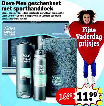 Aanbiedingen Dove men geschenkset met sporthanddoek - Dove - Geldig van 16/06/2015 tot 21/06/2015 bij Kruidvat