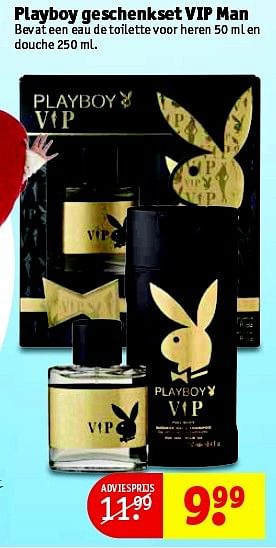 Aanbiedingen Playboy geschenkset vip man - Playboy - Geldig van 16/06/2015 tot 21/06/2015 bij Kruidvat