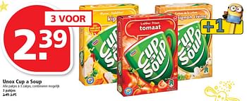 Aanbiedingen Unox cup a soup - Unox - Geldig van 14/06/2015 tot 20/06/2015 bij Plus
