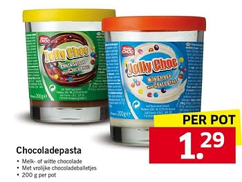 Aanbiedingen Chocoladepasta - Mister Choc - Geldig van 15/06/2015 tot 21/06/2015 bij Lidl
