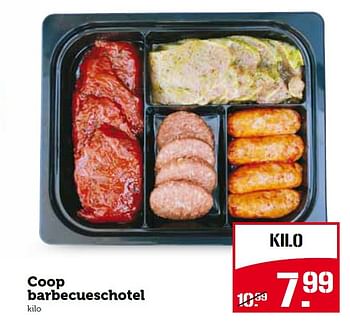 Aanbiedingen Coop barbecueschotel - Huismerk - Coop - Geldig van 15/06/2015 tot 21/06/2015 bij Coop
