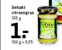 Aanbiedingen Gehakt citroengras - Thai Heritage - Geldig van 08/06/2015 tot 28/06/2015 bij Xenos