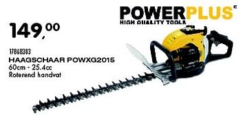 Aanbiedingen Powerplus haagschaar powxg2015 - Powerplus - Geldig van 23/06/2015 tot 28/07/2015 bij Supra Bazar