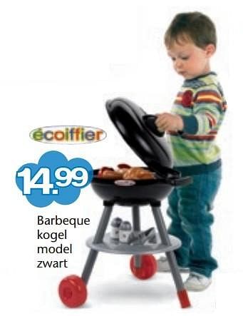 Aanbiedingen Barbeque kogel model zwart - Ecoiffier - Geldig van 15/06/2015 tot 05/07/2015 bij Multi Bazar