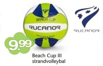 Aanbiedingen Beach cup lll strandvolleybal - Rucanor - Geldig van 15/06/2015 tot 05/07/2015 bij Multi Bazar