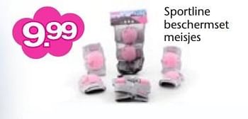 Aanbiedingen Sportline beschermset meisjes - Huismerk - Multi Bazar - Geldig van 15/06/2015 tot 05/07/2015 bij Multi Bazar
