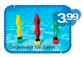 Aanbiedingen Onderwater fun ballen - Intex - Geldig van 15/06/2015 tot 05/07/2015 bij Multi Bazar