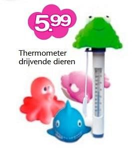 Aanbiedingen Thermometer drijvende dieren - Huismerk - Multi Bazar - Geldig van 15/06/2015 tot 05/07/2015 bij Multi Bazar