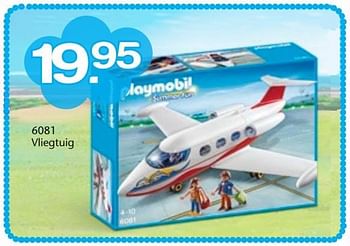 Aanbiedingen Vliegtuig - Playmobil - Geldig van 15/06/2015 tot 05/07/2015 bij Multi Bazar