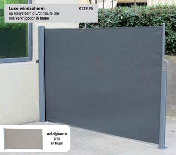 Aanbiedingen Luxe windscherm - Huismerk - Multi Bazar - Geldig van 30/03/2015 tot 31/08/2015 bij Multi Bazar