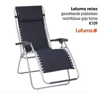 Aanbiedingen Lafuma relax - Lafuma - Geldig van 30/03/2015 tot 31/08/2015 bij Multi Bazar