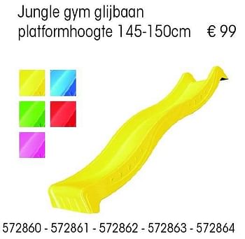 Aanbiedingen Jungle gym glijbaan platformhoogte - Jungle Gym - Geldig van 24/02/2015 tot 31/12/2015 bij Multi Bazar