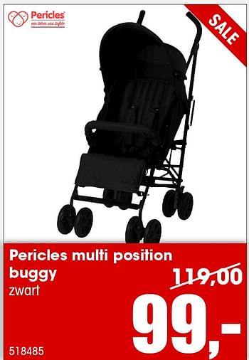 Aanbiedingen Pericles multi position buggy - Pericles - Geldig van 26/06/2015 tot 31/08/2015 bij Multi Bazar