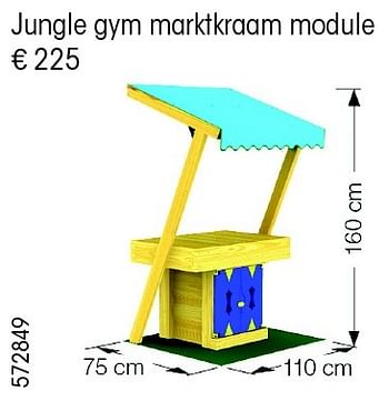 Aanbiedingen Jungle gym marktkraam module - Jungle Gym - Geldig van 24/02/2015 tot 31/12/2015 bij Multi Bazar