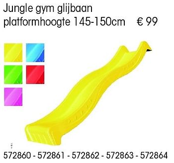 Aanbiedingen Jungle gym glijbaan platformhoogte - Jungle Gym - Geldig van 24/02/2015 tot 31/12/2015 bij Multi Bazar