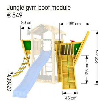 Aanbiedingen Jungle gym boot module - Jungle Gym - Geldig van 24/02/2015 tot 31/12/2015 bij Multi Bazar