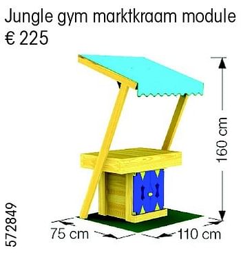 Aanbiedingen Jungle gym marktkraam module - Jungle Gym - Geldig van 24/02/2015 tot 31/12/2015 bij Multi Bazar