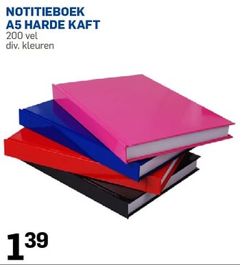 Aanbiedingen Notitieboek a5 harde kaft - Huismerk - Action - Geldig van 08/06/2015 tot 03/07/2015 bij Action