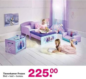 Aanbiedingen Tienerkamer frozen bed + kast + bureau - Disney  Frozen - Geldig van 15/06/2015 tot 05/07/2015 bij Baby & Tiener Megastore