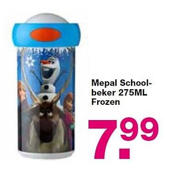 Aanbiedingen Mepal schoolbeker 275ml frozen - Disney  Frozen - Geldig van 15/06/2015 tot 05/07/2015 bij Baby & Tiener Megastore