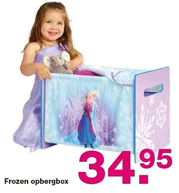 Aanbiedingen Frozen opbergbox - Disney  Frozen - Geldig van 15/06/2015 tot 05/07/2015 bij Baby & Tiener Megastore