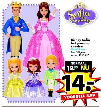 Aanbiedingen Disney sofia het prinsesje speelset - Disney - Geldig van 20/06/2015 tot 05/07/2015 bij Bart Smit